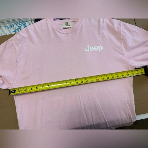Jeep Blossom Pink T-Shirt Ducks It’s A Jeep Thing Back Graphic Unisex 2XL - Picture 4 of 8